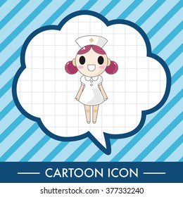 hospital theme nurse elements vector,eps