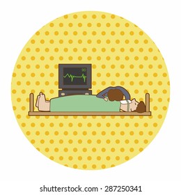 hospital theme patient elements vector,eps