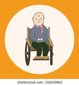 hospital theme patient elements vector,eps
