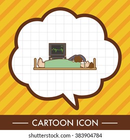 hospital theme patient elements vector,eps