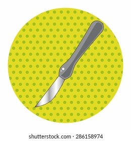 hospital theme Scalpel elements vector,eps