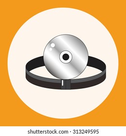 hospital theme Stethoscope elements vector,eps