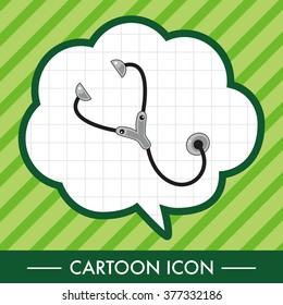 hospital theme Stethoscope elements vector,eps