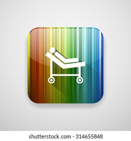  hospital trolley icon