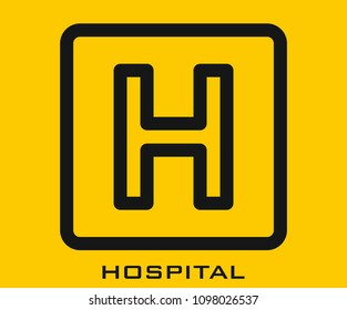 Hospital Vector Icon
