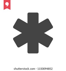 Hospital vector icon