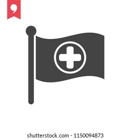Hospital vector icon