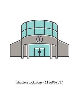 hospital vector icon 