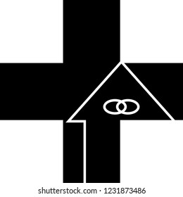 Hospital Vector Icon