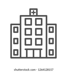 Hospital Vector Icon