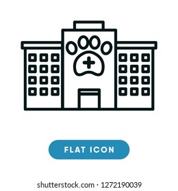 Hospital vector icon