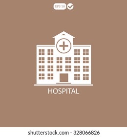 hospital vector icon 