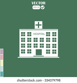 hospital vector icon 