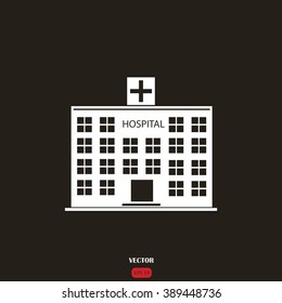 hospital vector icon 