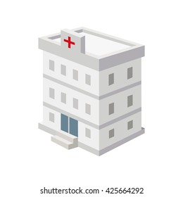 Hospital vector icon