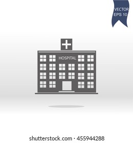 hospital vector icon 