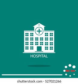 hospital vector icon 