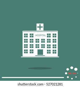 hospital vector icon 