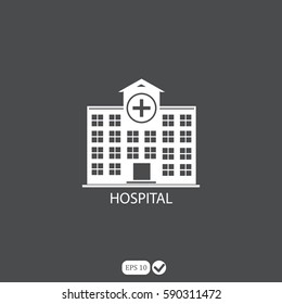 hospital vector icon 