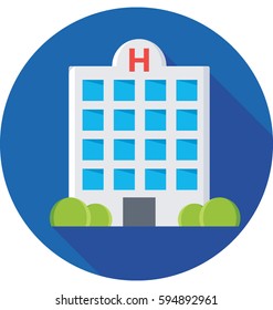 Hospital Vector Icon