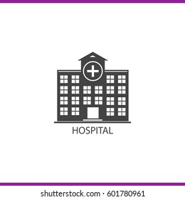 hospital vector icon 