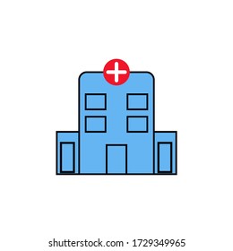 Hospital vector icon for eps 10
