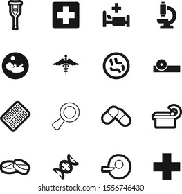 hospital vector icon set such as: optician, medic, machine, drugs, diagnostic, fetus, sperm, ct, reproduction, accident, insemination, baby, pack, lens, fertilization, procreation, newborn, ray