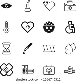 hospital vector icon set such as: chair, fun, museum, laboratory, blood, emoticon, wheel, accident, analysis, chest, development, watch, yellow, head, hand, scientific, nature, oil, flow, experiment