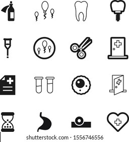 hospital vector icon set such as: time, structure, dentist, flow, diagnosis, poison, mirror, crutch, donor, icons, otolaryngologist, head, measurement, celebration, drink, woman, cartoon, sample, leg