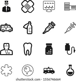 hospital vector icon set such as: capsule, prescription, chemistry, town, technology, university, chemical, graphic, drop, education, structure, worker, internet, color, medicament, clean, egg
