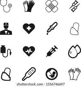 hospital vector icon set such as: beautiful, rain, ekg, flag, aqua, cardiogram, electrocardiogram, shot, pipette, specialist, walk, oil, leg, staff, therapy, plaster, fever, diagnosis, button, pulse