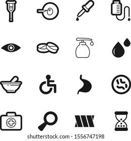 hospital vector icon set such as: vision, egg, face, fitness, pipette, life, female, pill, tablet, stomach, cross, organ, lupe, clean, bacterium, gauze, microscopic, natural, clock, concept, macro