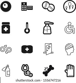 hospital vector icon set such as: kit, finger, measurement, passion, dispenser, halloween, medicament, stethoscope, washing, accessible, drop, cream, potion, ambulatory, building, safety, dna