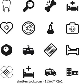 hospital vector icon set such as: female, dental, 3d, box, tooth, pills, pregnancy, loupe, scientific, anatomy, hygiene, knowledge, heart, fracture, disease, shape, woman, kit, van, research, magnify