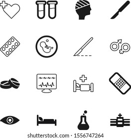 hospital vector icon set such as: baby, icons, strip, fetus, blood, men, monitoring, patient, patch, internet, round, ribbon, protection, architecture, structure, women, gender, emoticon, stretcher
