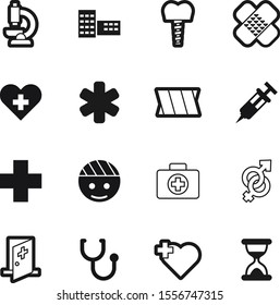 hospital vector icon set such as: physician, metal, stomatology, sex, ems, vaccination, insignia, flow, microscope, person, vaccine, door, 3d, macro, scientific, university, knowledge, set, smiley