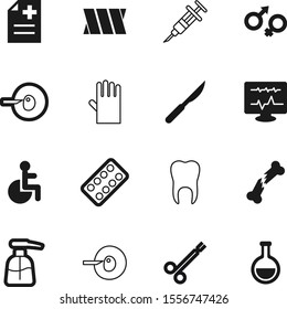 hospital vector icon set such as: accident, clinical, knife, experiment, scalpel, strip, vaccination, gender, vitamin, help, signs, web, glass, cream, soap, injection, report, packaging, face, bone