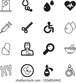 hospital vector icon set such as: male, mother, door, bandaged, mortar, accident, bandage, womb, chromosome, diagnostic, color, cross, equipment, physically, magic, light, pregnancy, surgeon, genetic