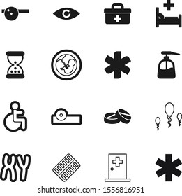 hospital vector icon set such as: business, biotechnology, aspirin, round, sperm, look, science, table, staff, conception, female, baby, genetic, nurse, development, bottle, liquid, chemistry, clock
