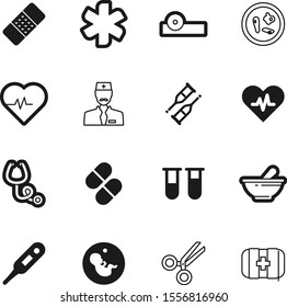 hospital vector icon set such as: electrocardiogram, illness, aromatherapy, ambulance, aid, optician, ophthalmologist, mother, pregnant, support, mortar, people, ems, oculist, fracture, infection