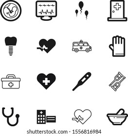 hospital vector icon set such as: baby, briefcase, sick, kit, pregnant, rubber, crutches, metal, internet, screen, police, newborn, housework, household, pictogram, building, fever, leg, cell
