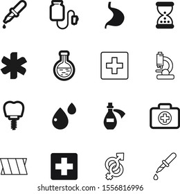hospital vector icon set such as: hour, package, passion, boy, time, chemistry, flow, chemical, emblem, flask, pictogram, rain, life, implantation, zoom, tooth, beaker, injured, caduceus, drug