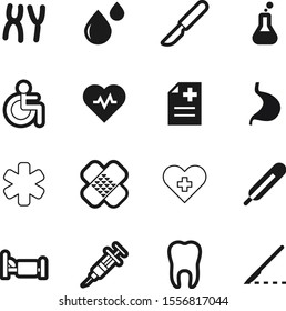 hospital vector icon set such as: traffic, xy, cardiac, object, trendy, vaccination, research, set, stomach, teeth, dent, blood, vaccine, droplet, heartbeat, room, disable, immunization, bandage