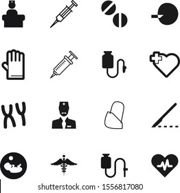 hospital vector icon set such as: knife, caduceus, bag, mother, rhythm, household, handle, counter, ambulance, specialist, cross, structure, shape, pill, staff, fetus, reproduction, inject, emblem