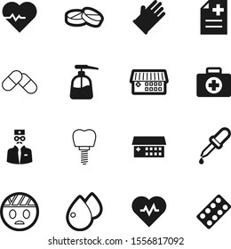 hospital vector icon set such as: treatment, bandaged, physician, protection, strip, pharmacy, glove, technology, implant, blood, implantation, circle, cosmetic, aqua, gloves, dropper, set, abstract