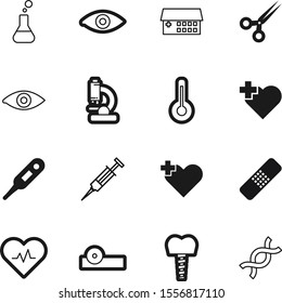 Hospital Vector Icon Set Such As: Vaccine, Optic, Ekg, Education, Evolution, Beaker, Green, Bandaid, Building, Emergency, Flask, Cardiogram, Metal, Tailor, Pain, Monitor, Scissors, Tool, Injector