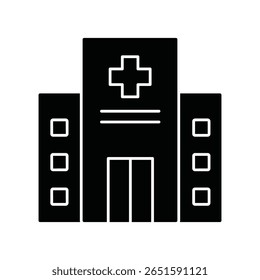 Hospital: ícone de vetor que pode facilmente modificar ou editar

