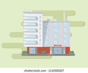 Hospital vector illustration