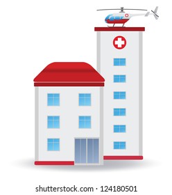 Hospital. Vector illustration