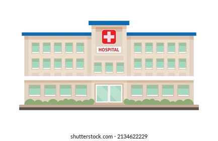 hospital vector. hospital illustration vector